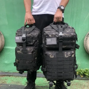 kf-S31b51d20c6da4a8ea9bb856dcccf405ci 25L/50L 1000D Nylon Waterproof Trekking Fishing Hunting Bag Backpack Outdoor Rucksacks Tactical Sports Camping Hiking